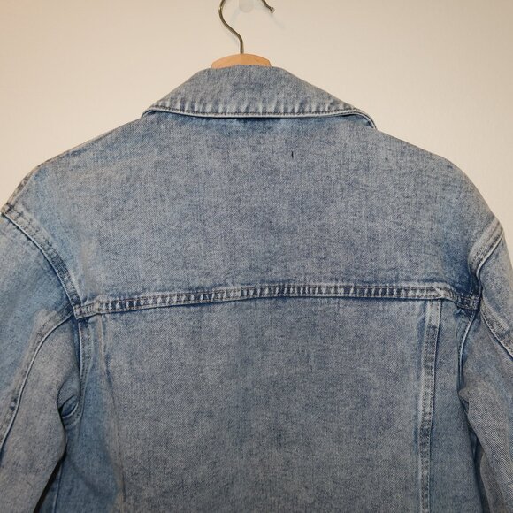 Oak + Fort Acid Wash Jean Jacket XS - Picture 3 of 8